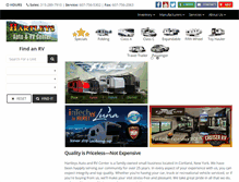 Tablet Screenshot of cortlandrv.com